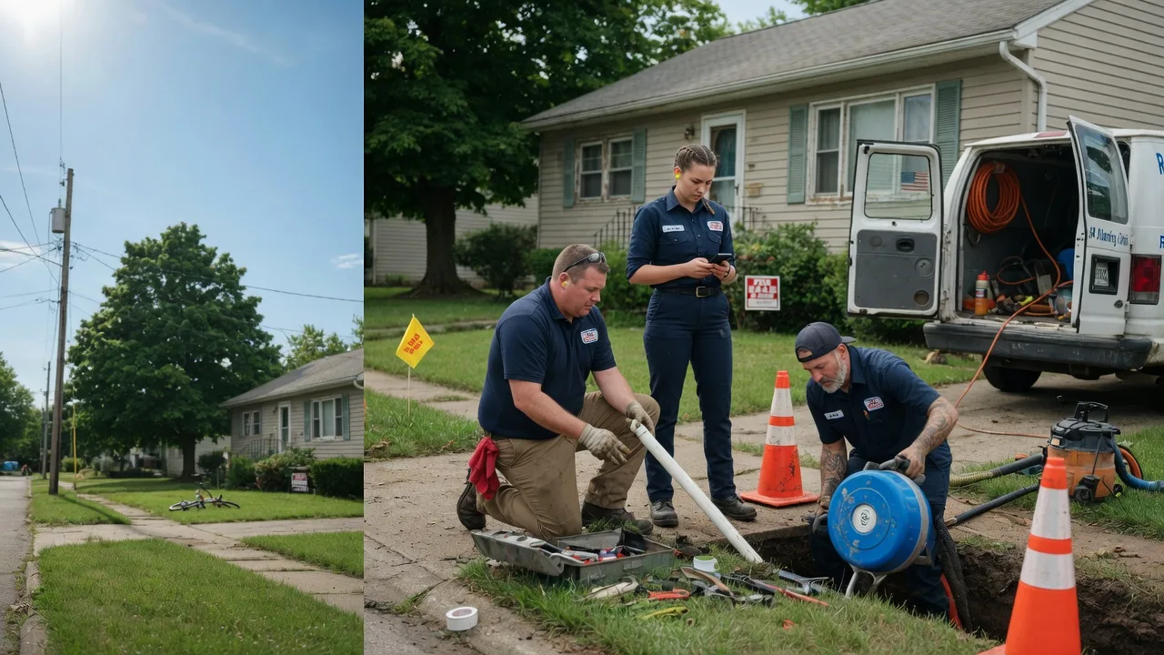 Sewer Line Repair in Cornell, MI near me